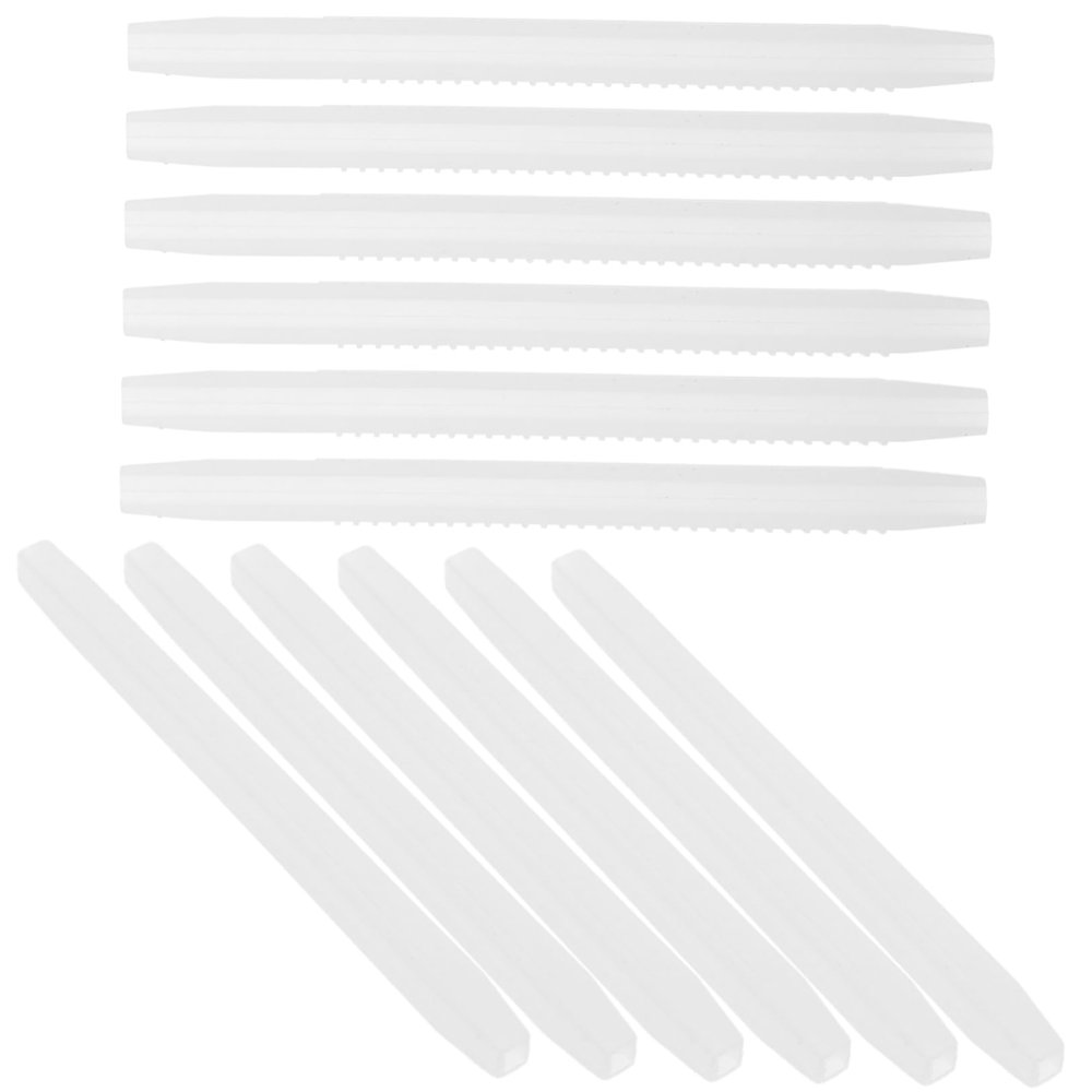 SHINEOFI Non-Slip Eyeglass Temple Sleeves, Invisible Design, ASPC Material, 6 Pairs
