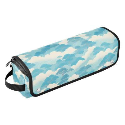 FRODOTGV Travel Hair Tool Bag with Heat Mat, Turquoise/White