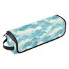 FRODOTGV Travel Hair Tool Bag with Heat Mat, Turquoise/White view 1