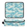FRODOTGV Travel Hair Tool Bag with Heat Mat, Turquoise/White view 3