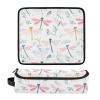 Cute Dragonfly Hair Tools Travel Bag with Heat-Resistant Mat view 3