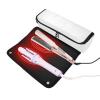 White Solid-Color 2-in-1 Hair Tool Organizer with Heat-Resistant Mat and Carrying Case view 2