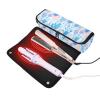 Blue, Pink and Coral Hair Tool Travel Bag with Heat-Resistant Mat view 2