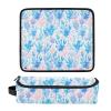 Blue, Pink and Coral Hair Tool Travel Bag with Heat-Resistant Mat view 3