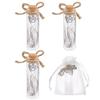 nbeads 4 Pack Pet Hair Mini Bottle with Cork view 1