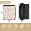 Floral Gingham Hair Tool Travel Bag for Women with Heat-Resistant Mat view 4