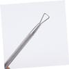 3 Stainless Steel Cuticle Pushers, Triangular and Round view 2