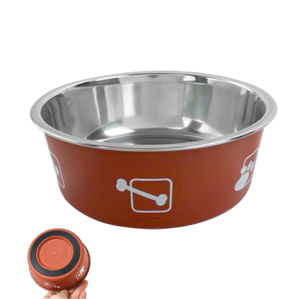 Stainless Steel Cat Bowls - Non-Slip Small Cat Food Bowls