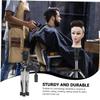 SKISUNO Adjustable Stainless Steel Mannequin Head Stand with Non-Slip Base, Silver view 3