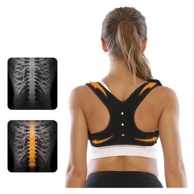 Adjustable Upper-Back Corrector for Collarbone, Neck and Shoulder Support