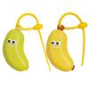 2-Pack Banana Toothbrush Covers with Toothpaste Dispenser, Travel Case view 1