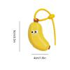 2-Pack Banana Toothbrush Covers with Toothpaste Dispenser, Travel Case view 3