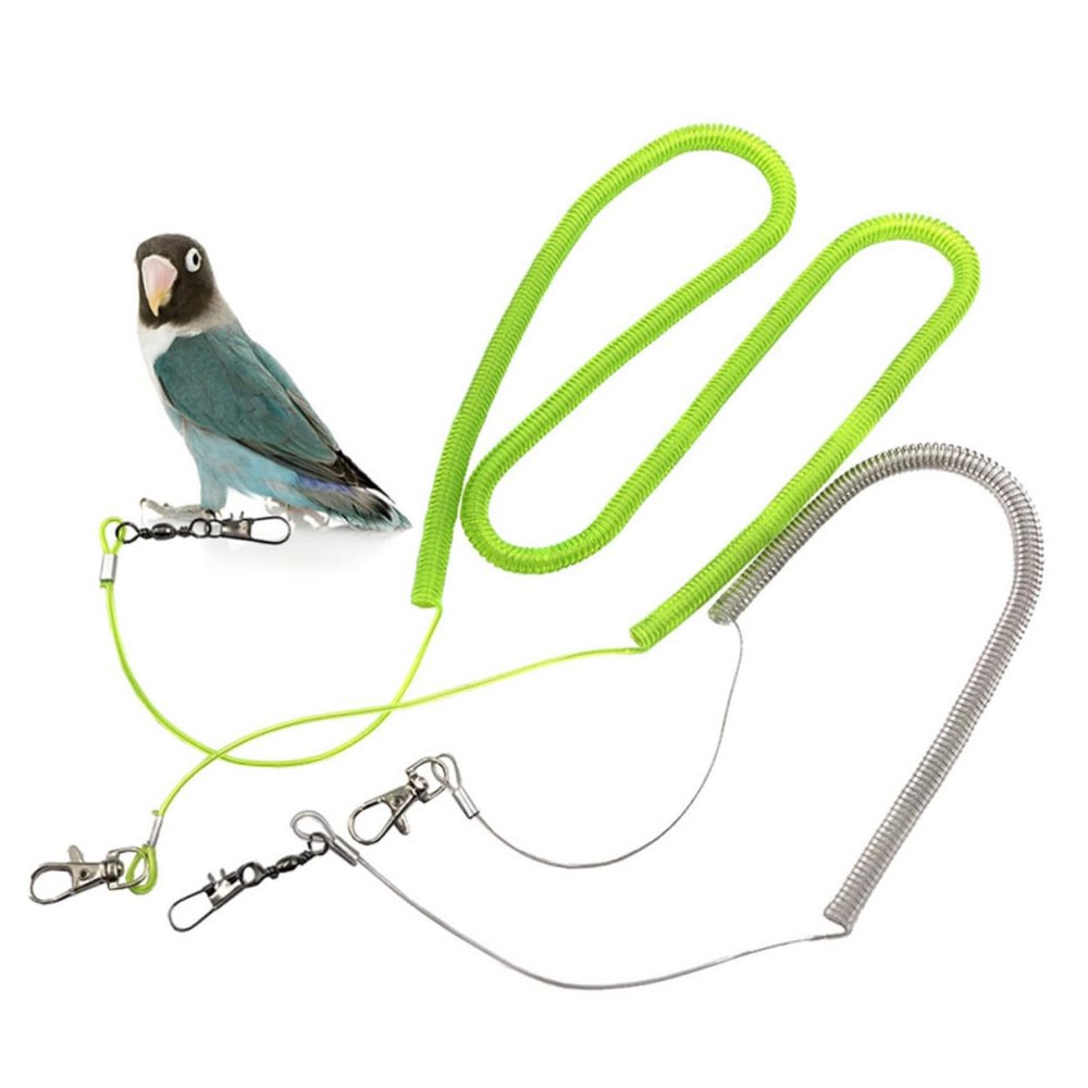 CIYODO Parrot Training Leash with Bite Protection, Blue