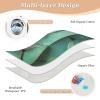Architectural Design, Hedgehog, Emerald Green, Water-Resistant, Non-Slip Bedwetting Underpads for Children, Adults, and Pets, 52.0 in L x 34.0 in W view 3