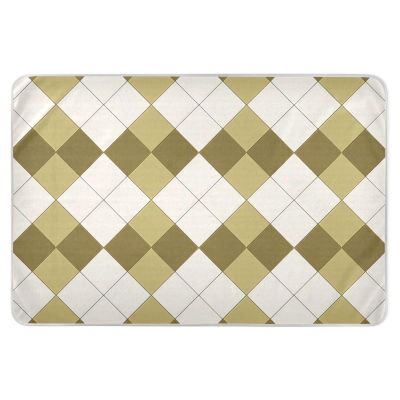 Baby Bed Pad, Checkered Diamond Pattern, Water-Resistant, 52 x 34 in