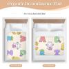 Kids' Cartoon Animal Alphabet Waterproof Washable Potty Training Pad, 132.1 cm L x 86.4 view 4