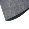 BOJHGO Sauna Hats, 2-Pack, Wool Felt, Foldable, Gray, with Hanging Loop, 27.6 x 9.1 in view 3