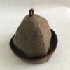 BOJHGO Sauna Hats, 2-Pack, 3 mm Thick, Brown view 3