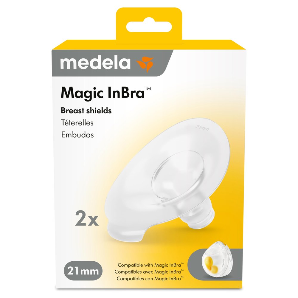Medela Magic InBra Breast Shields 21 mm (M)