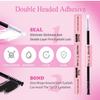 Individual & Cluster Lashes Set, 80D/100D/120D, Wispy, D-Curl, 8–16 mm, with Lash Glue view 3
