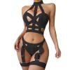 Women's Sexy Lingerie Set for Pregnant Women (Black, XXXL) view 1