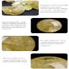 NIBHZ Natural Brazilian Citrine Raw Stone, Yellow, 40 mm view 4