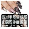 HEXHUASR Nail Stamping Plates, Mandala, Geometric Flowers, Nail Art Templates (BC-09) view 4
