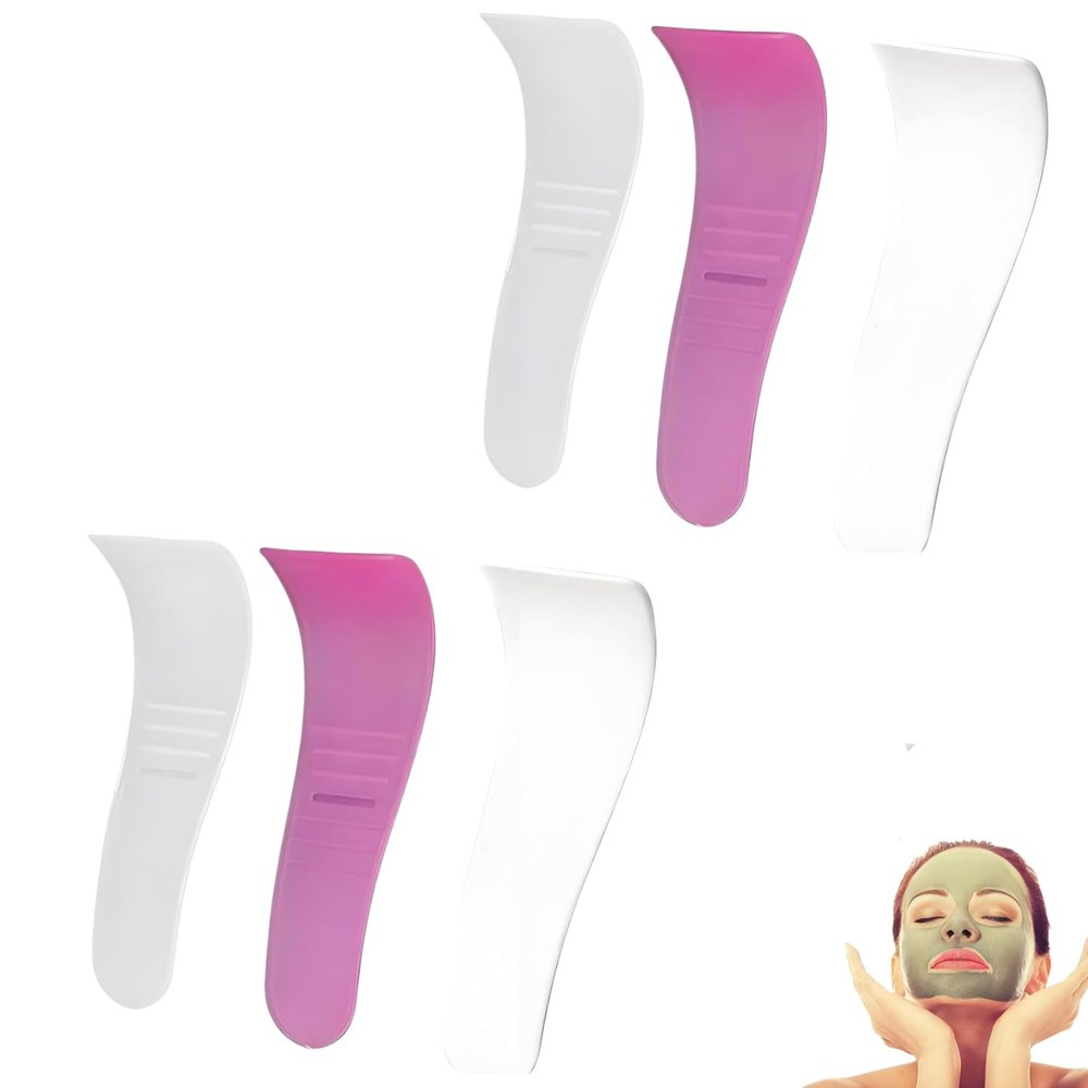 6 Reusable Nonstick Waxing Spatulas