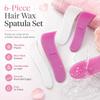 6 Reusable Nonstick Waxing Spatulas view 2