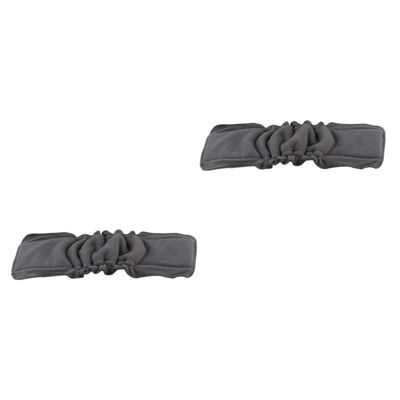 Supvox 2-Pack Washable Baby Cloth Diaper Inserts, Bamboo Charcoal Fiber, Black
