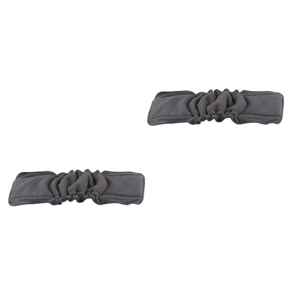 Supvox 2-Pack Washable Baby Cloth Diaper Inserts, Bamboo Charcoal Fiber, Black