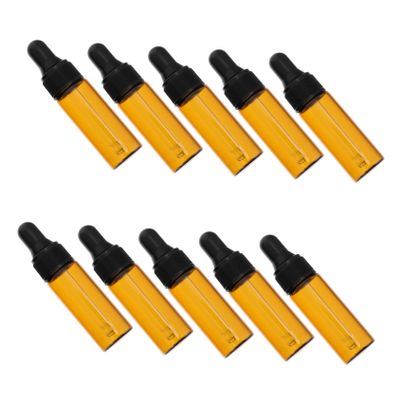 Brown Glass Dropper Bottles, 5 mL, 10-Pack, for Essential Oils