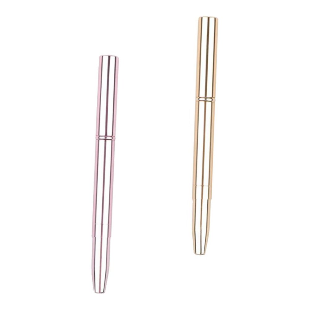 WRITWAA 2-Piece Lip Brush Set, Synthetic-Fiber Lipstick and Lip Gloss Brushes