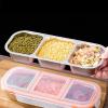 Children's Snack Container with Dividers, Stackable Metal Food Box view 3
