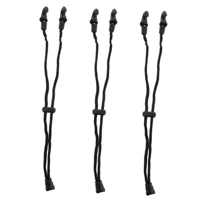 CALLARON 3-Piece Adjustable Mask Strap Extender Set, Braided Plastic with Adjustable Buckle for Outdoor Sports