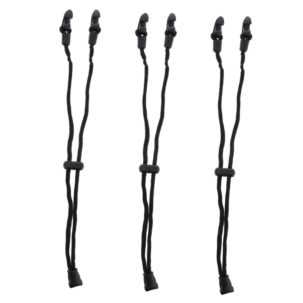 CALLARON 3-Piece Adjustable Mask Strap Extender Set, Braided Plastic with Adjustable Buckle for Outdoor Sports