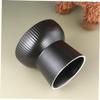 Pet Food Bowl with High Feet, Ceramic, Black view 4