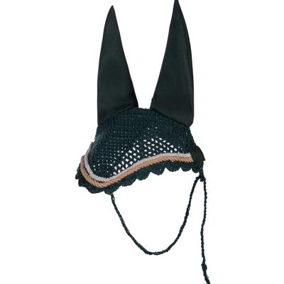 HKM Copenhagen Fly Hood, Black, Thoroughbred
