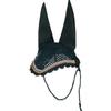 HKM Copenhagen Fly Hood, Black, Thoroughbred view 1