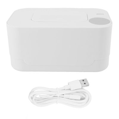 Baby Wipe Warmer, Compact Portable, White