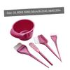 DEARMAMY 5-Piece ABS Hair Dye Bowl Set with Hair Dye Comb and Mixing Stirrer view 2