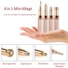 4-in-1 Electric Facial Hair Trimmer for Women, Rose Gold view 2