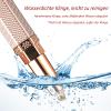 4-in-1 Electric Facial Hair Trimmer for Women, Rose Gold view 3