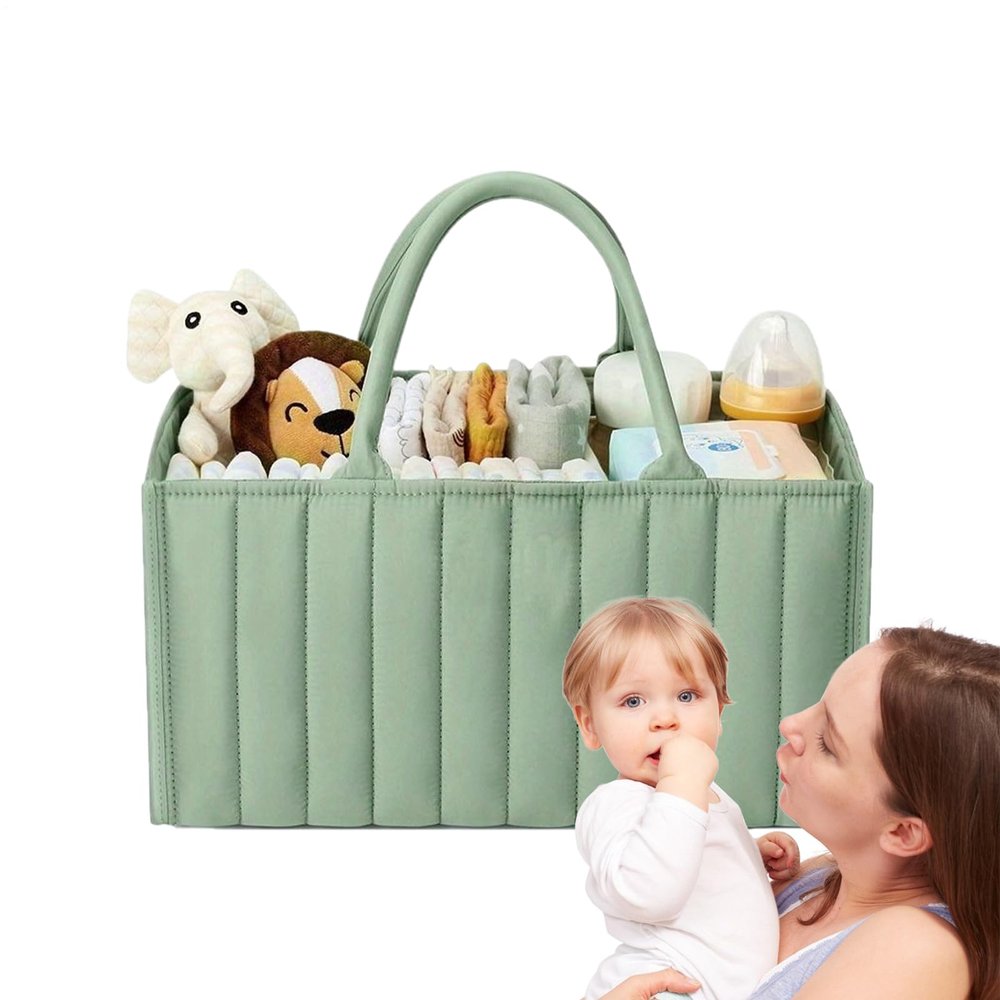 Portable Foldable Caddy with Lightweight Handle for Mom, Children, Girls and