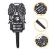 Toyvian Weatherproof Metal Pet Memorial Stake view 4