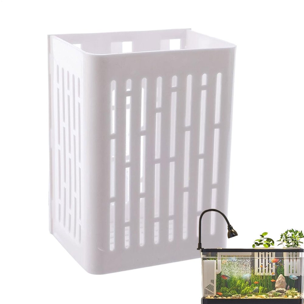 Aquarium Plant Holder, Wall-Mounted, with Suction Cups and Hooks