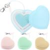Heart-Shaped Lens Cleaning Wipes, 4 Pieces, Silicone/PP for Glasses view 1