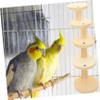 HEMOTON Natural Wood Ladder for Hamsters and Small Pets view 3