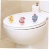 Silicone Toilet Lid Lifters, 3 Pieces, No Drilling, Handles view 4