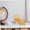 HAPINARY Wooden Hamster House with Climbing Ramp for Hamster Habitats and Gerbil Cages, Natural Toy for Guinea Pigs and Rats, Hideaway and Sleeping Area view 2